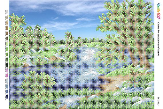 Схема для вишивки Весна Схема для вишивки Весна