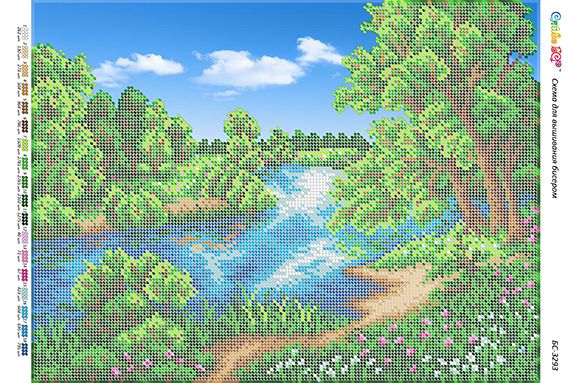 Схема для вишивки Літо Схема для вишивки Літо