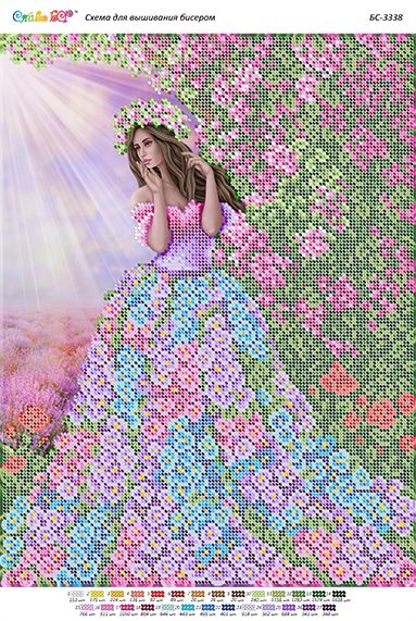 Схема для вишивки Квітуча весна (част.виш.) Схема для вишивки Квітуча весна (част.виш.)