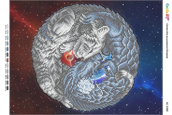 Схема для вишивки Інь-Янь (част. виш.) Схема для вишивки Інь-Янь (част. виш.)