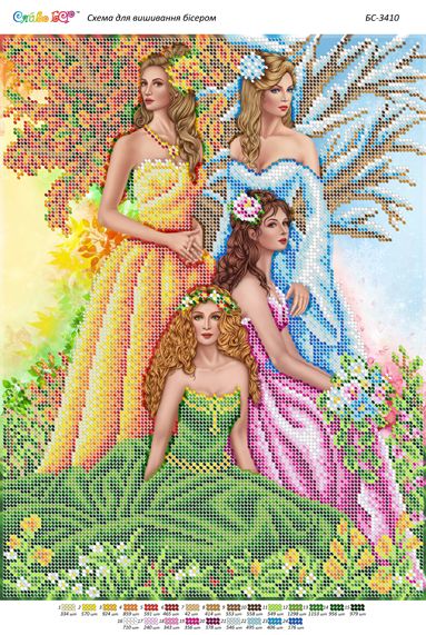 Схема для вишивки Пори року (част. виш.) Схема для вишивки Пори року (част. виш.)