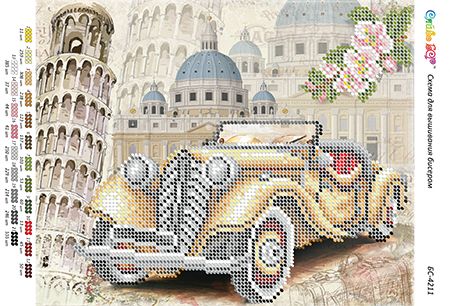 Схема для вишивки Ретро авто 2 Схема для вишивки Ретро авто 2