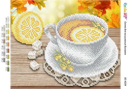 Схема для вишивки Чай з лимоном (част.виш) Схема для вишивки Чай з лимоном (част.виш)