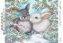 Схема для вишивки Пара кроликів (част. виш.)