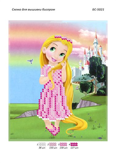 Схема для вишивки Рапунцель Схема для вишивки Рапунцель