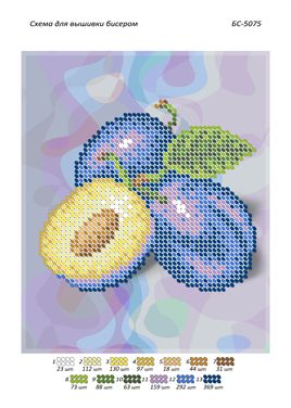 Схема для вишивки Слива (част.виш) Схема для вишивки Слива (част.виш)