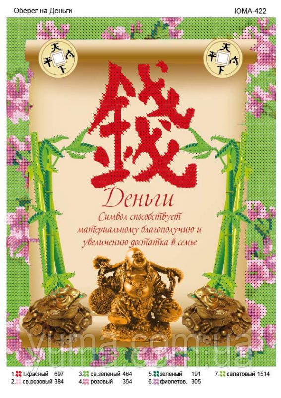 Схема для вишивки  Гроші оберіг Схема для вишивки  Гроші оберіг