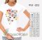 Футболка жіноча для вышивки Кольорова №3 Футболка жіноча для вышивки Кольорова №3
