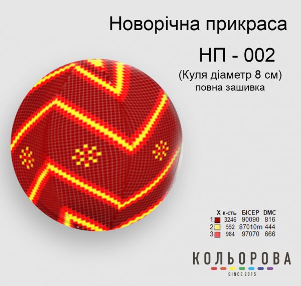 Новорічна прикраса для вишивки (заготовка не пошита) №2 Новорічна прикраса для вишивки (заготовка не пошита) №2