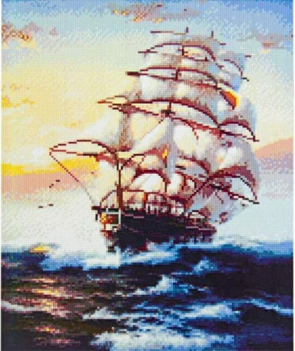 Алмазна мозаїка Величний морський вітрильник