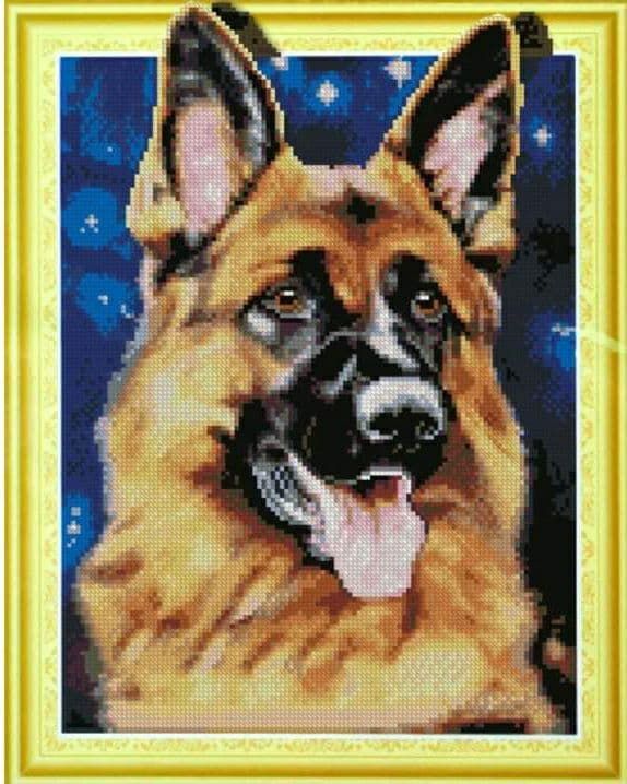 Алмазна мозаїка Німецька вівчарка