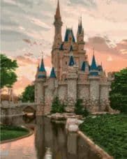 Картина за номерами Загадковий замок