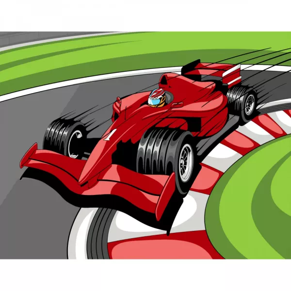 Набір для розпису по номерах Неймовірний гонщик