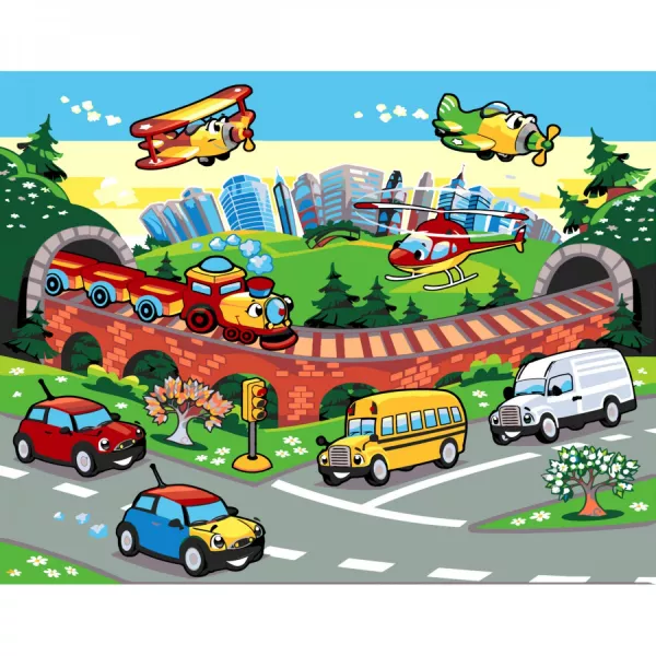 Набір для розпису по номерах Диво-місто