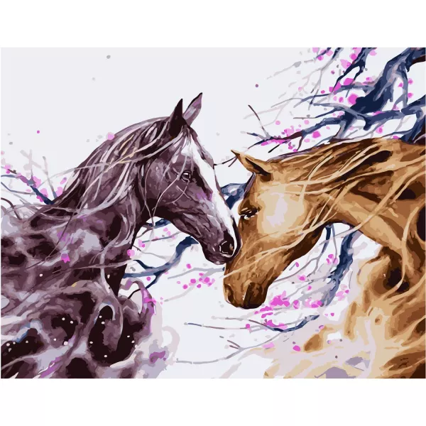 Картина за номерами Союз скакунів