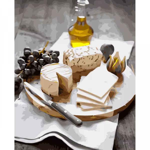 Картина за номерами Сирна нарізка