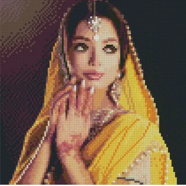 Алмазна мозаїка Дівчина в сарі