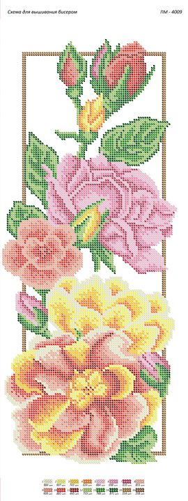 Панно для вишивки  Троянди