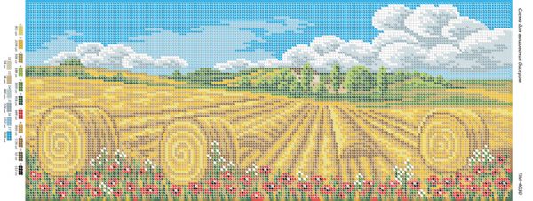 Панно для вишивки Осіннє поле