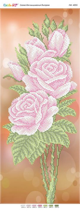 Панно для вишивки Букет троянд