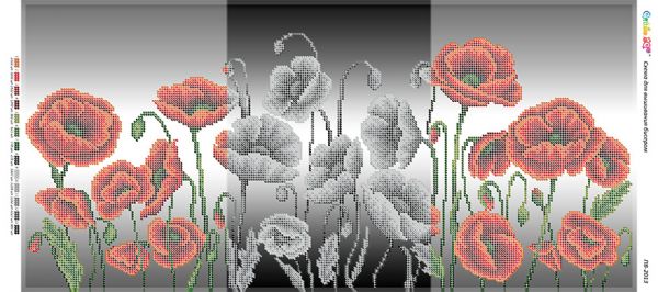 Панно для вишивки Маки