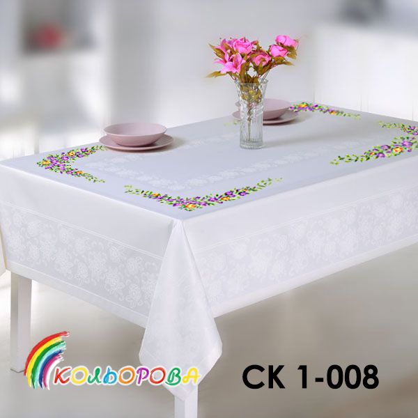 Скатертина під вишивку (велика)  №8