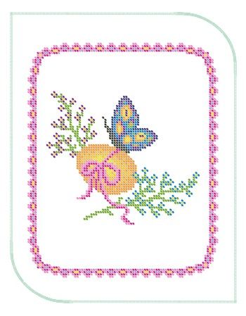 Серветка пасхальна маленька №4