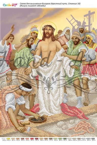 Стояння10.Ісуса позбавляють одягу