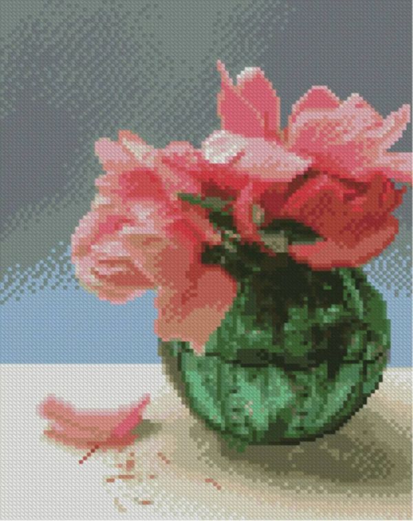 Алмазна мозаїка Чайна роза